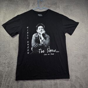 Niall Horan The Show Live on Tour 2024 T Shirt Black Large 100% Cotton Rare